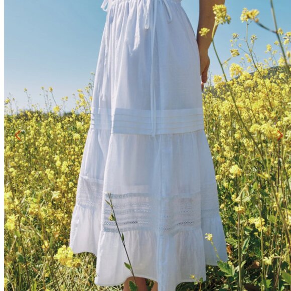 Eleanor Skirt Lisa Says Gah - Dove - SMALL ONLY - Picture 2 of 5